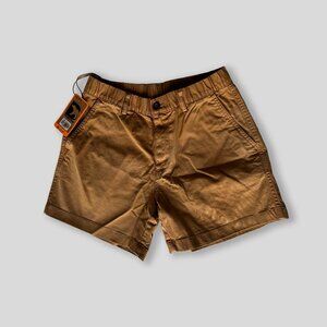 **NWT** BEARBOTTOM Men's 5.5-inch Light Brown Stretch Shorts Sz M